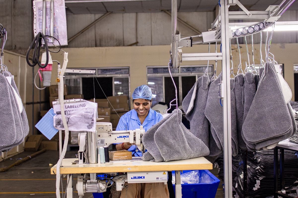 RTC garment manufacturing at work