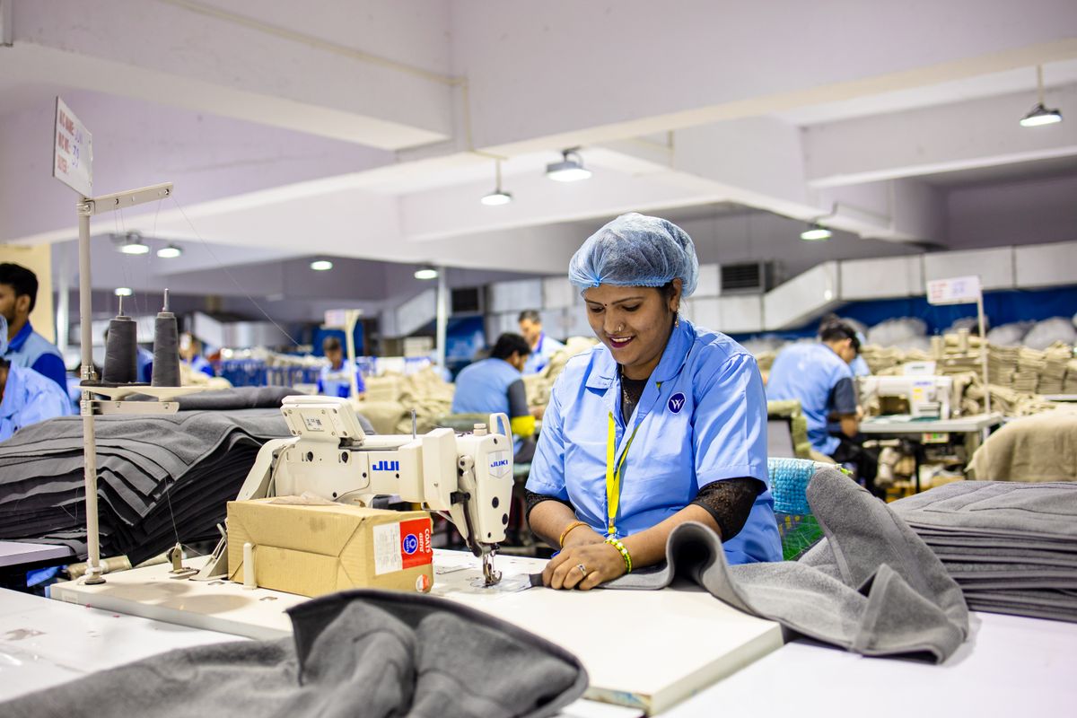 RTC textile workers at the manufacturing facility